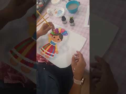 Pintando una Muñequita Lele #manualidades