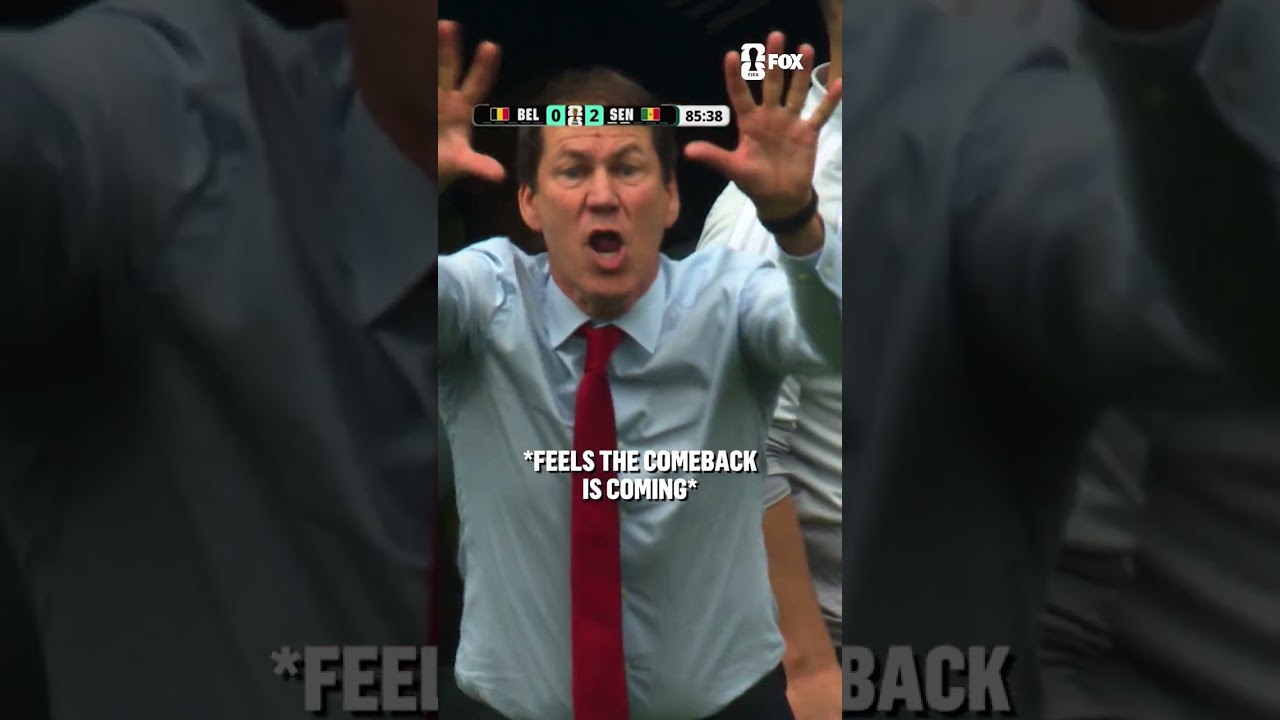 Rudi Garcia and Belgium's UNBELIEVABLE comeback over Senegal