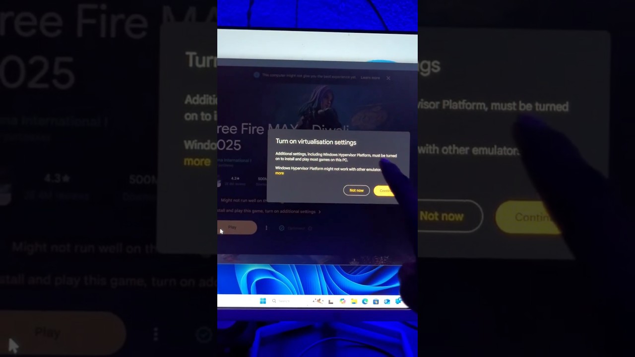 Google Play Games Hardware Virtualization FIXED Easy Way