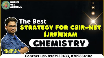 || STRATEGY FOR CSIR-NET EXAM || BY VIKRANT SIR