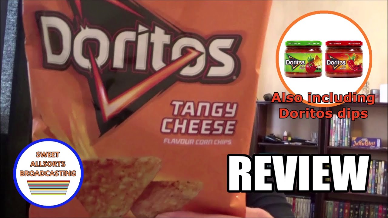 Doritos Tangy Cheese Review Plus with Mild Salsa & Hot Salsa Dips YouTube