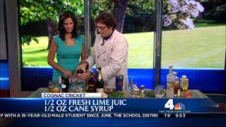 Cognac Cricket - Labor Day Cocktails - NBC New York - Today Show
