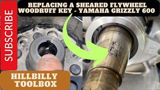 Replacing a sheared flywheel woodruff key - Yamaha Grizzly 600