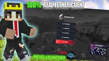 Feather client For Mojolouncher/Pojavlouncher 400+ fps 😱 no fancy manu 1.21.5