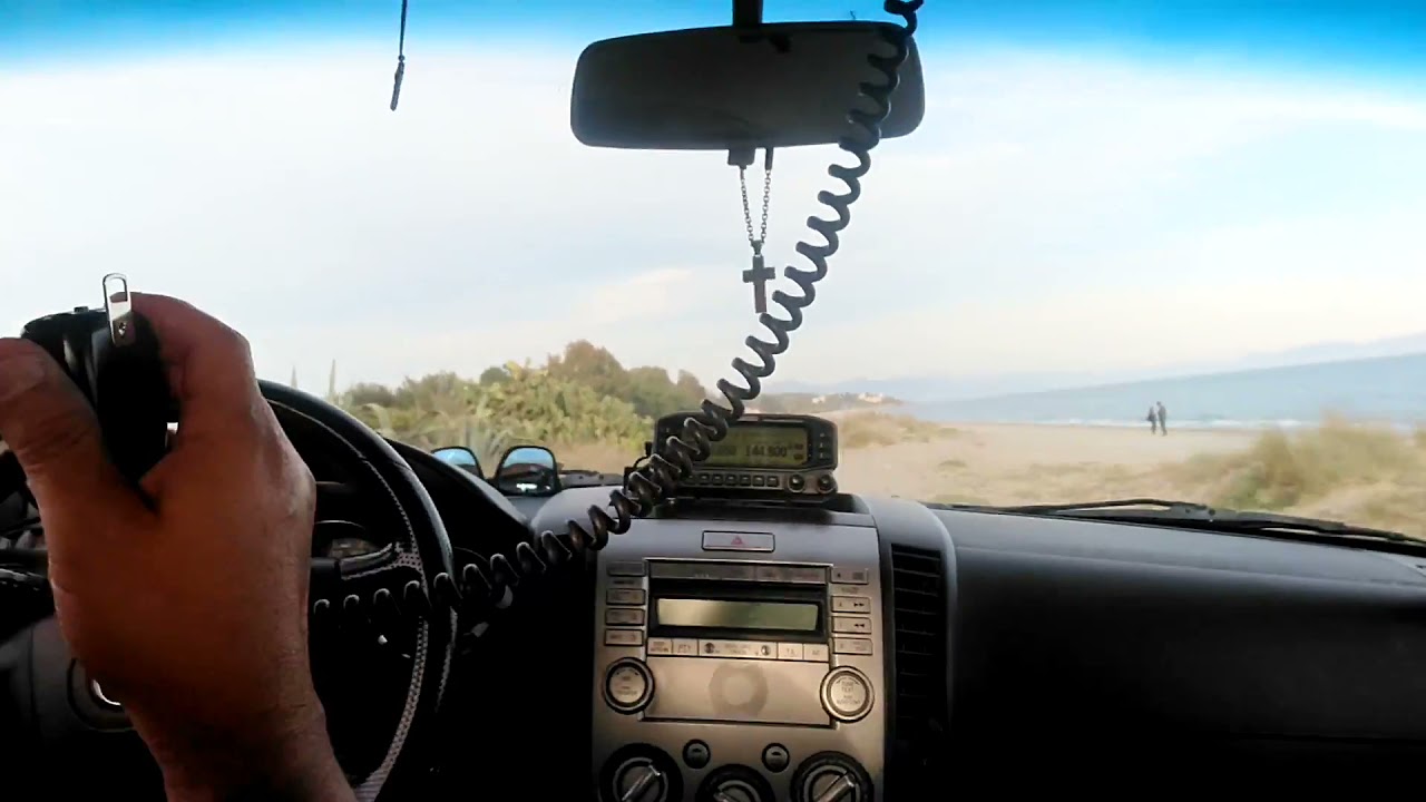 HF QSO 40m mobile from Gytheio, Mavrovouni beach (2020)