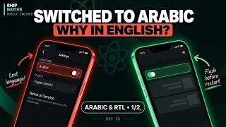 Why Your React Native App Lost Arabic After Restart