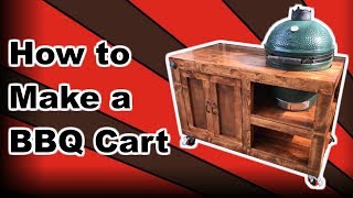 Check out how to make a cart for your grill, GreenEgg, Kamodo Joe, or other outdoor cooking device. Priced at $400 this is ...