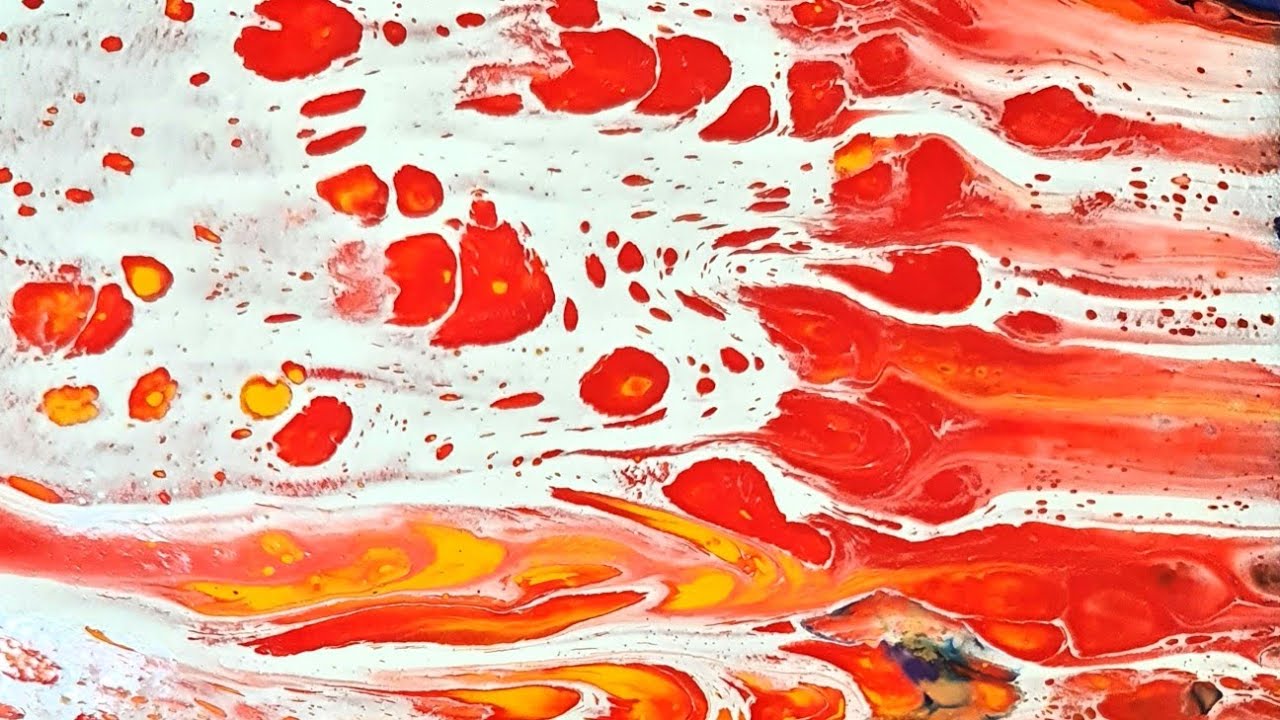 Abstract Fluid Art | Acrylic Pouring for beginners | Acrylic Swipe ...