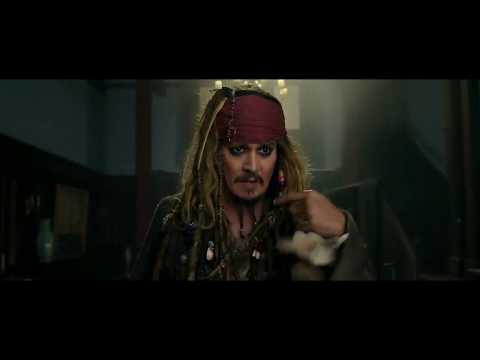Pirates of the Caribbean 5 I'm Robbing the Bank FULL SCENE Jack Sparrow HD