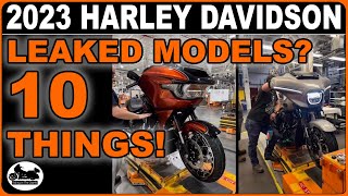 New 2023 HARLEY DAVIDSON Road Glide and Street Glide Models Leaked!