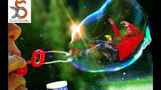 Picsart Tutorial ||How to Create || Creative  photo of sopa bubble || By Xafar Studio 2017 screenshot 4