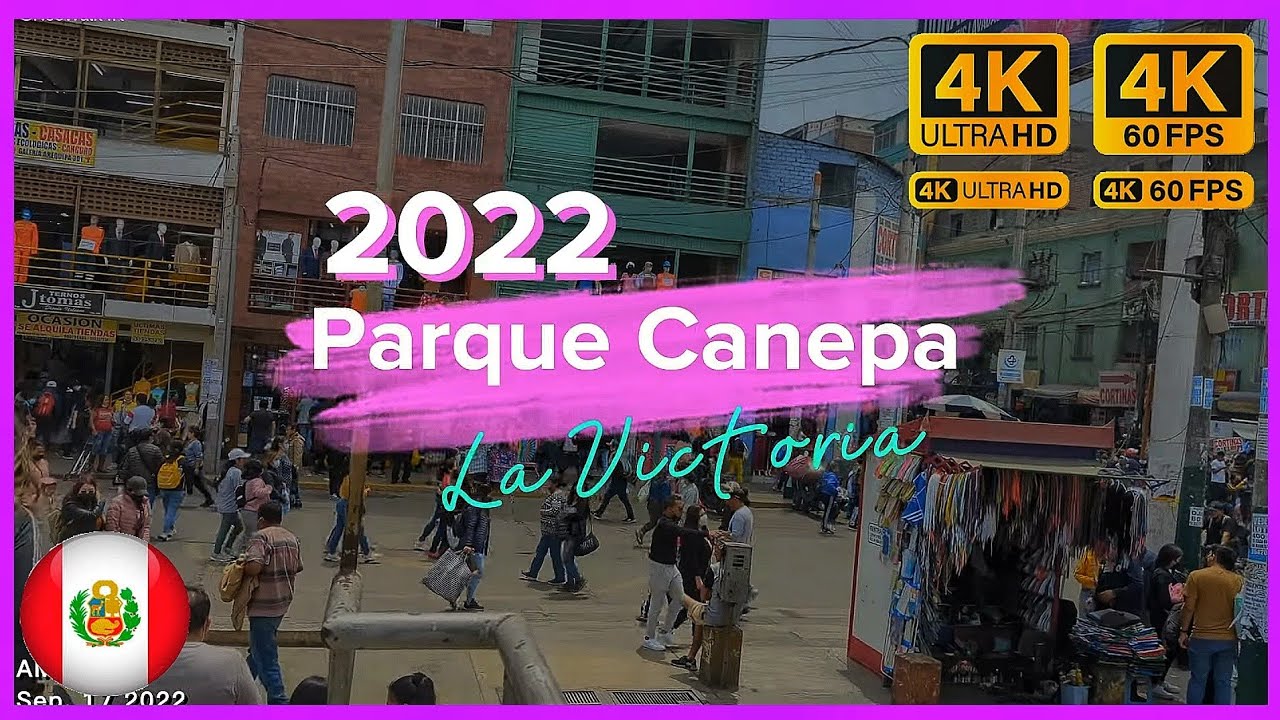 Parque Canepa / Shopping district in Lima / Perú 4K HDR / Walk 2022 🇵🇪