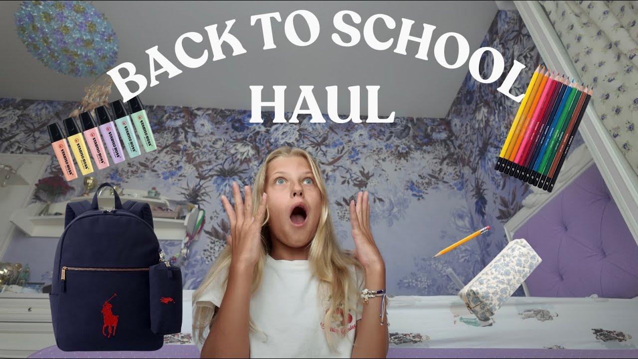 BACK TO SCHOOL HAUL✨🎒
