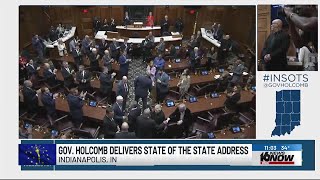 Indiana Gov. Holcomb delivers State of the State address
