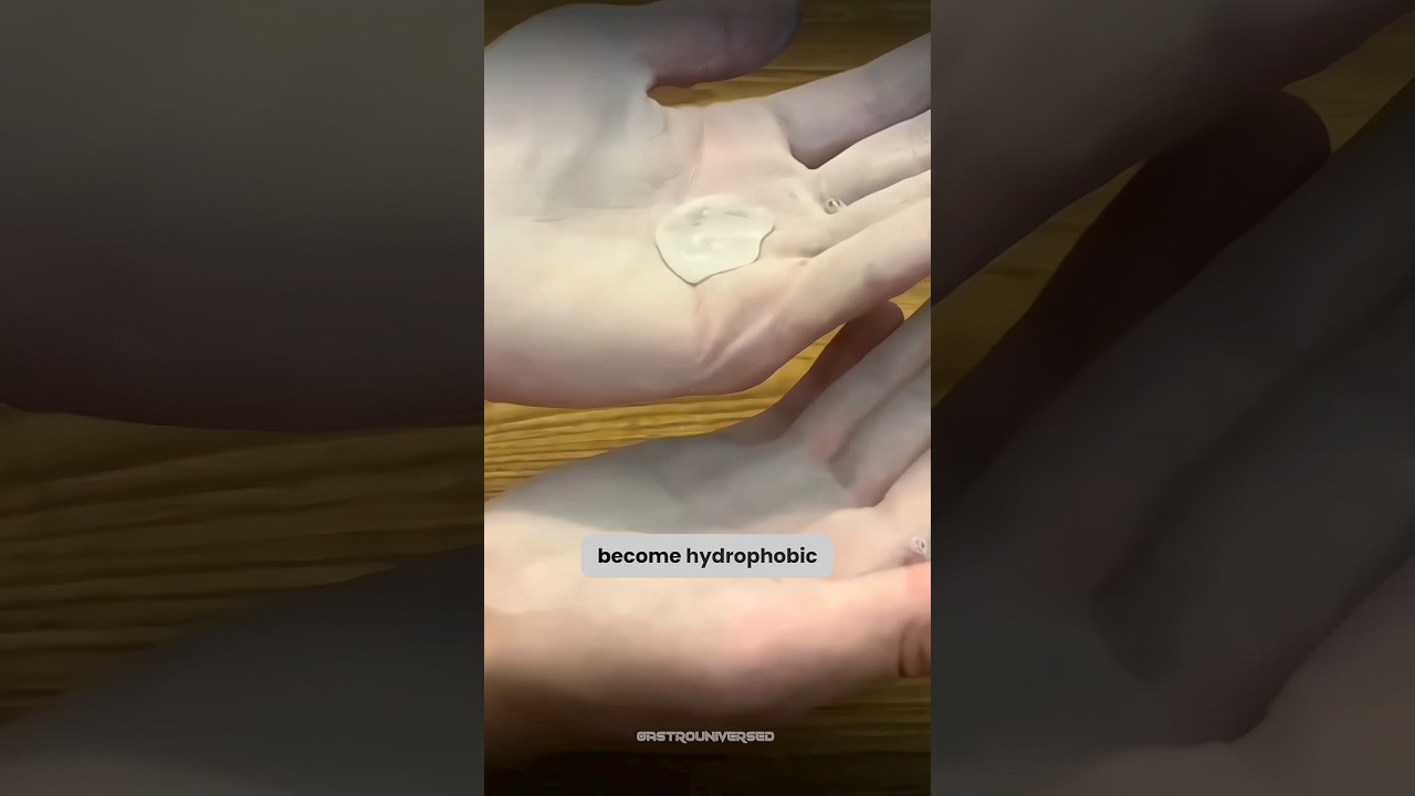 Burning Rubber for Water-Resistant Hands 