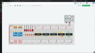 4-bit adder tinkercad