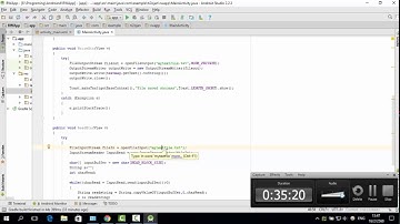 [Android Studio] Write/Read file to internal storage Ep.3