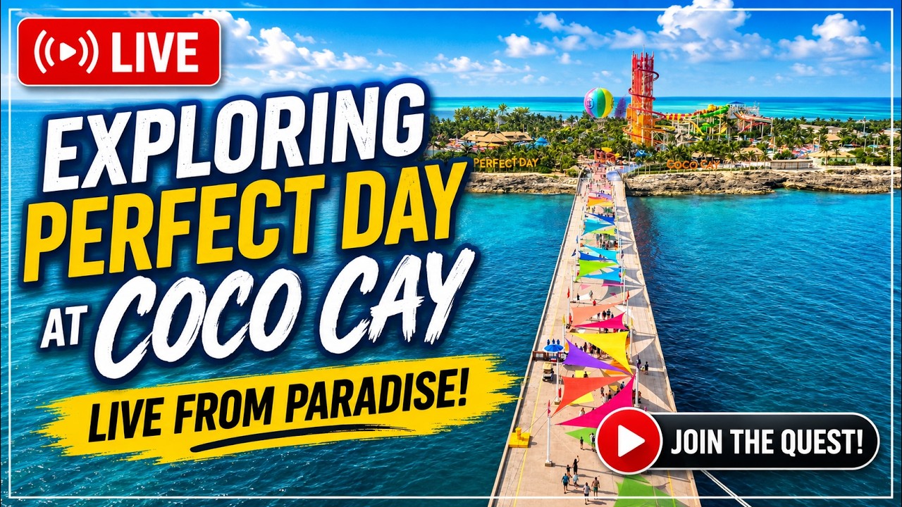 Exploring Perfect Day at Coco Cay - LIVE