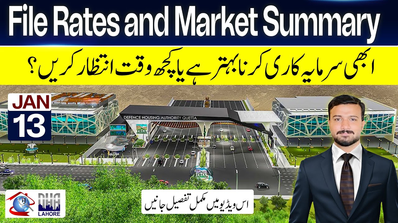 DHA Lahore & Quetta Market 2026 | File Rates Prediction – Boom or Crash? 
