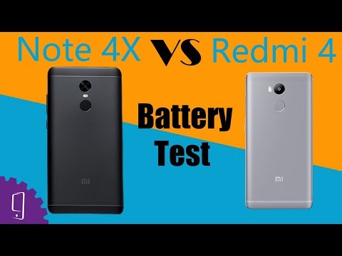 Xiaomi Redmi Note 4X And Xiaomi Redmi 4 Battery Test