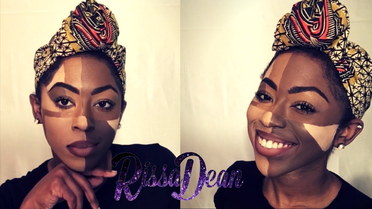 BLACK GIRL MAGIC | all shades are beautiful makeup look | rissadean