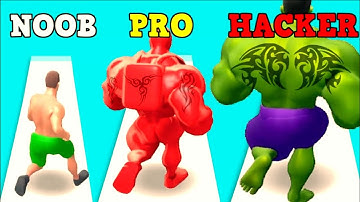 Muscle Rush Max All Levels Mobile Walkthrough iOS, Android Game Hulk Run GamePlay New Level
