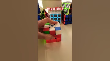 It’s impossible to solve a Rubik’s cube with a corner twist… #rubikscube #twist #puzzle #corner