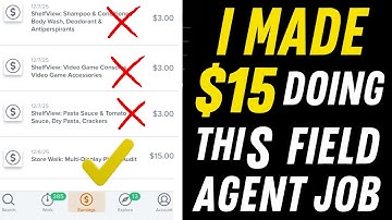I Made $15 Doing This Field Agent Job