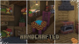 Handcrafted (Minecraft Mod Showcase) | A Great Quality Decoration Mod