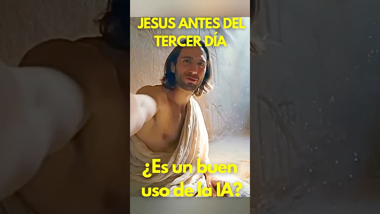 💥¡IMPACTANTE!💥 La IA simula a Jesús antes de salir de su tumba ¿Es ÉTICO crear estos videos?