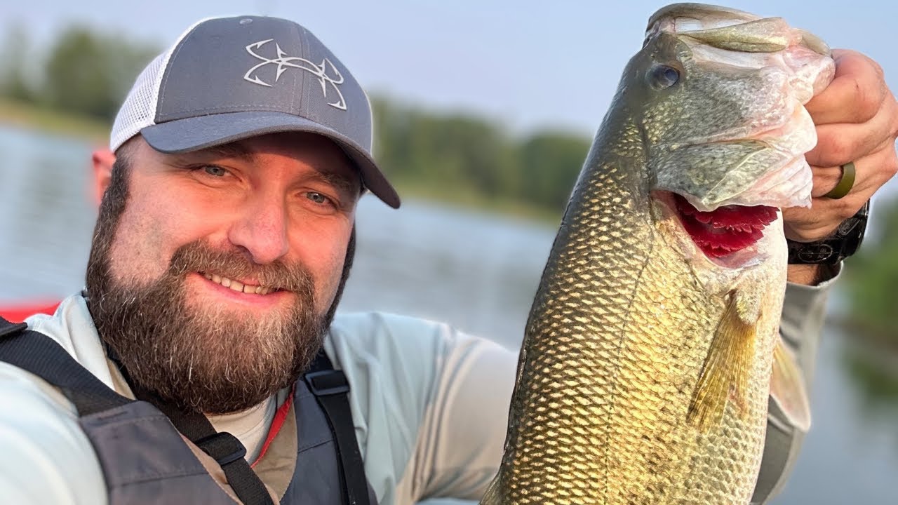 Big bass from the kayak