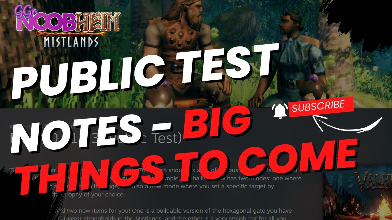 Ballista Changes, New Door, Fishing & More in Valheim Public Test