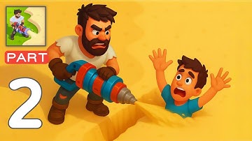 Wasteland Life - Gameplay Walkthrough Part 2 - Save humanity from sand apocalypse! (IOS, Android)