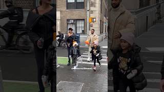 John Legend and his wife Chrissy Teigen with kids spotted out shopping in New York today #nyc #nice