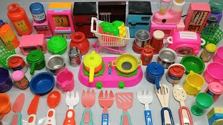 7 Minutes Satisfying With Unboxing Hello Kitty Sanrio Kitchen Set | ASMR Mini Kitchen Set Review