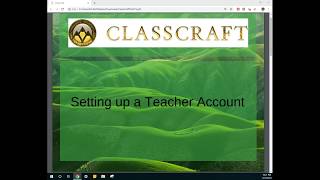 Classcraft Tutorial - Setting up a Teacher Account 4/11 screenshot 1