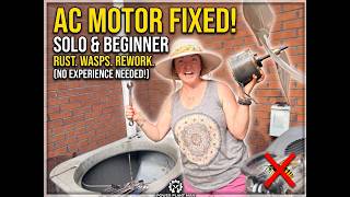 How to Replace an AC Condenser Fan Motor (Rusted Shafts, Wasps & Rework!)Condenser Fan Repair