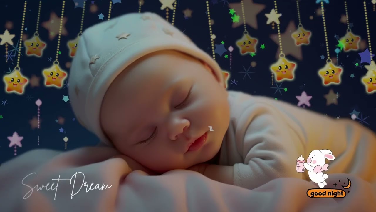 Mozart & Brahms Lullabies 🎼 Relaxing Baby Sleep Music 💤 Gentle & Peaceful