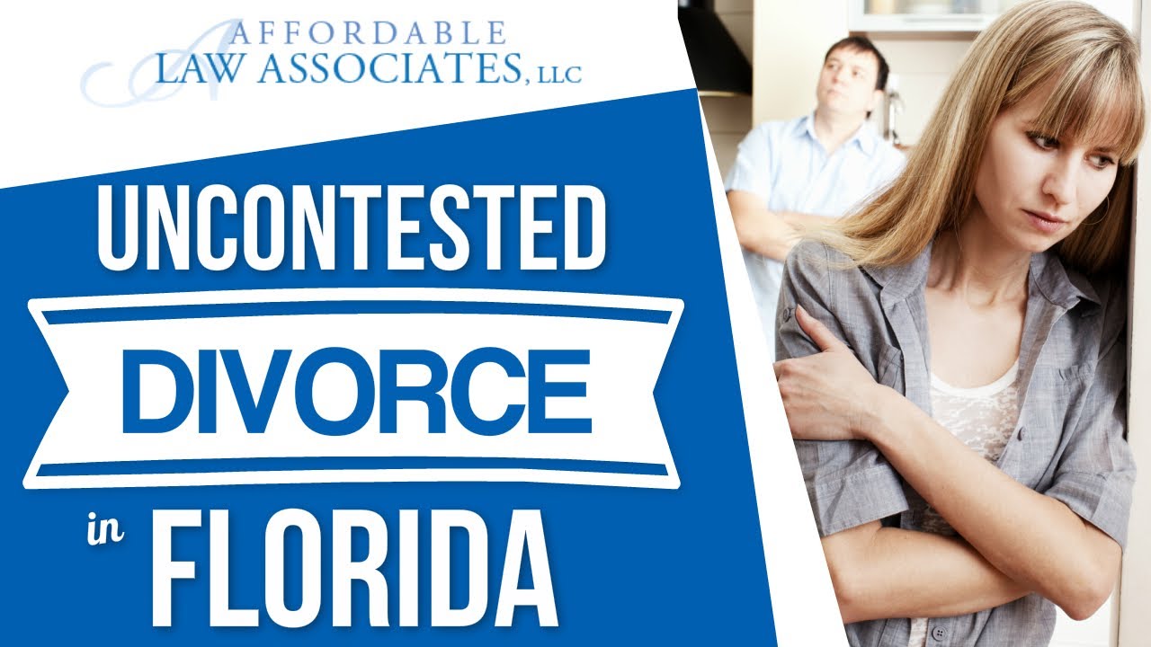 Uncontested Divorce In Florida Divorce Attorney Port St Lucie YouTube