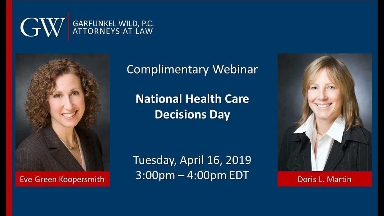 National Health Care Decisions Day 2019