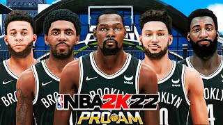 *NEW* BROOKLYN NETS IN A QUADRUPLE OVERTIME COMP PRO AM THRILLER ON NBA 2K22