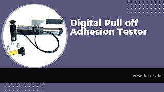 Information BGD 500s Digital Pull off Adhesion Tester Operational Video Update