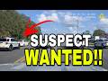 EXPLOSIVE Pursuit Goes OUT OF CONTROL — Suspect Runs On rims CAUGHT ON CAMERA!!