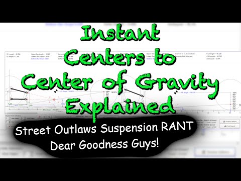 Instant Center Graph For Drag Racing 4 Link Instant Center to Center of Gravity Explained | Street Outlaws ...