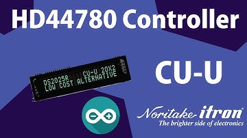 Noritake BC-VFD: 20x2 DS2025R Chip-in HD44780 Controller - Arduino SPI (3-wire) Interface