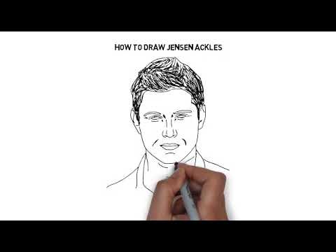 Come disegnare Jensen Ackles