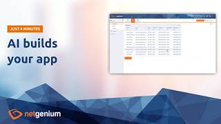 Artificial intelligence builds an application in NET Genium screenshot 5