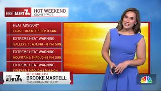 August 1, 2026 | Heat Warnings and Advisories continue | San Diego Weather Today