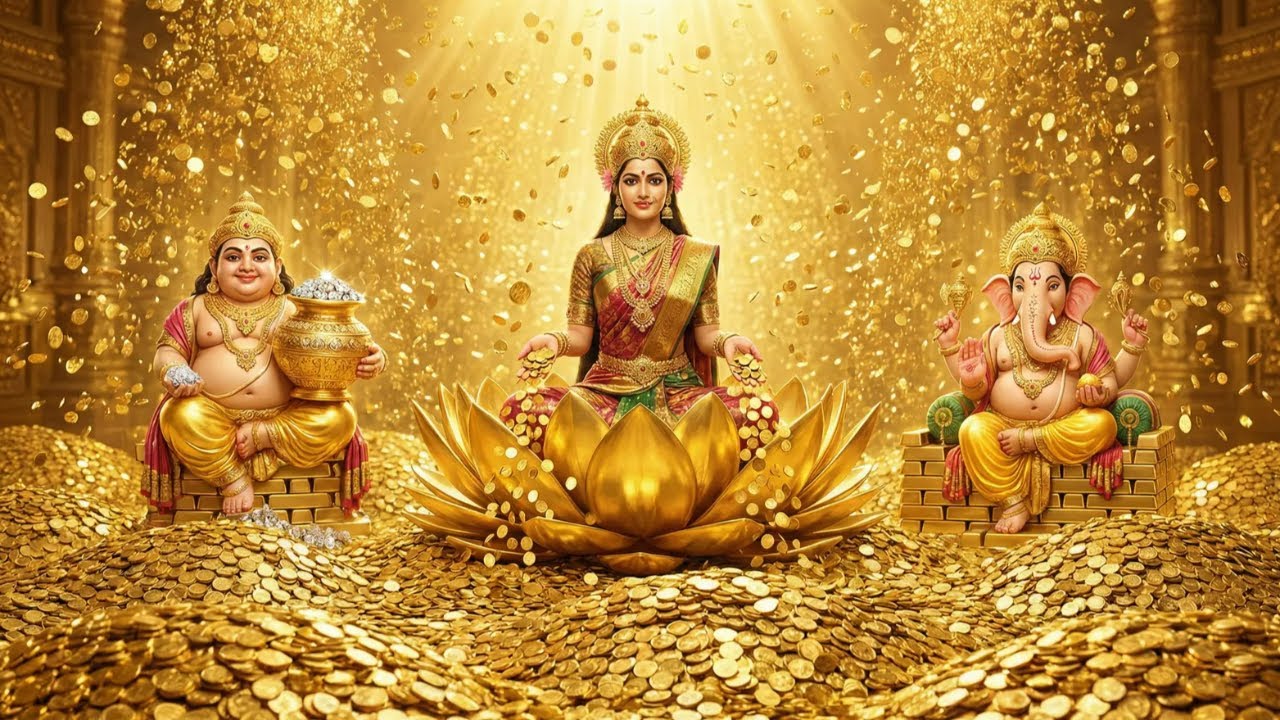 Powerful Lakshmi, Kubera & Ganesha Mantra for Prosperity and Abundance | #goldenmantra