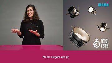 RIDI Spotlights - the downlight family ALBA in just 60 seconds!